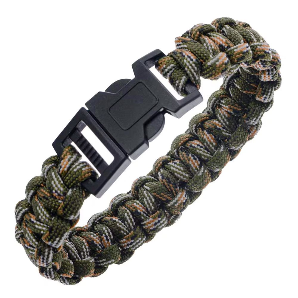 Βραχιόλι Επιβίωσης Badger Outdoor | Paracord 550 Buckle - Camo