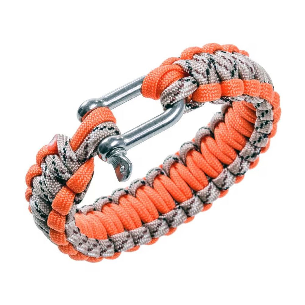 Βραχιόλι Επιβίωσης BCB | Bracelet Paracord 9 - Orange/Tan