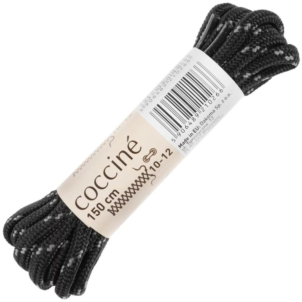 Κορδόνια Coccine | Trekking laces 150 cm - black/grey