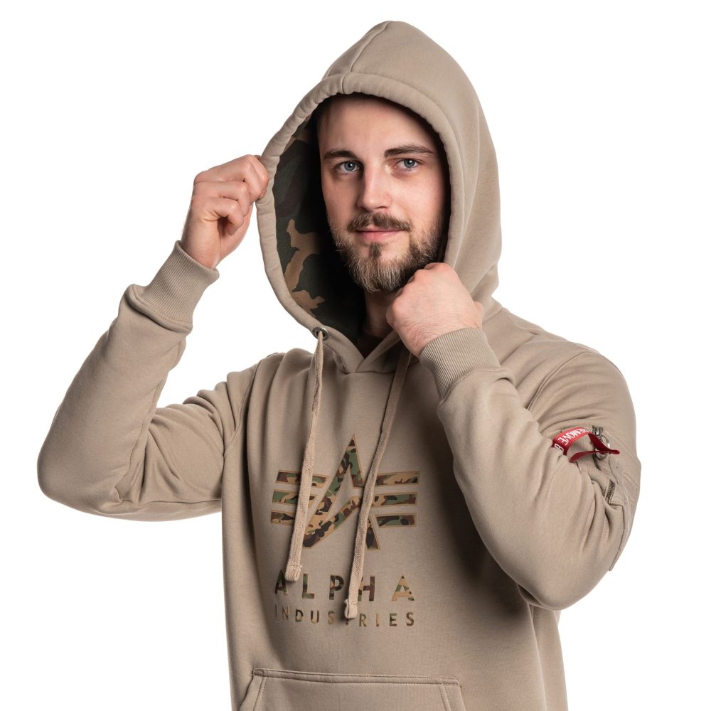 Φούτερ Alpha Industries Camo TPU Hoody Sweatshirt - Vintage Sand - Image 3