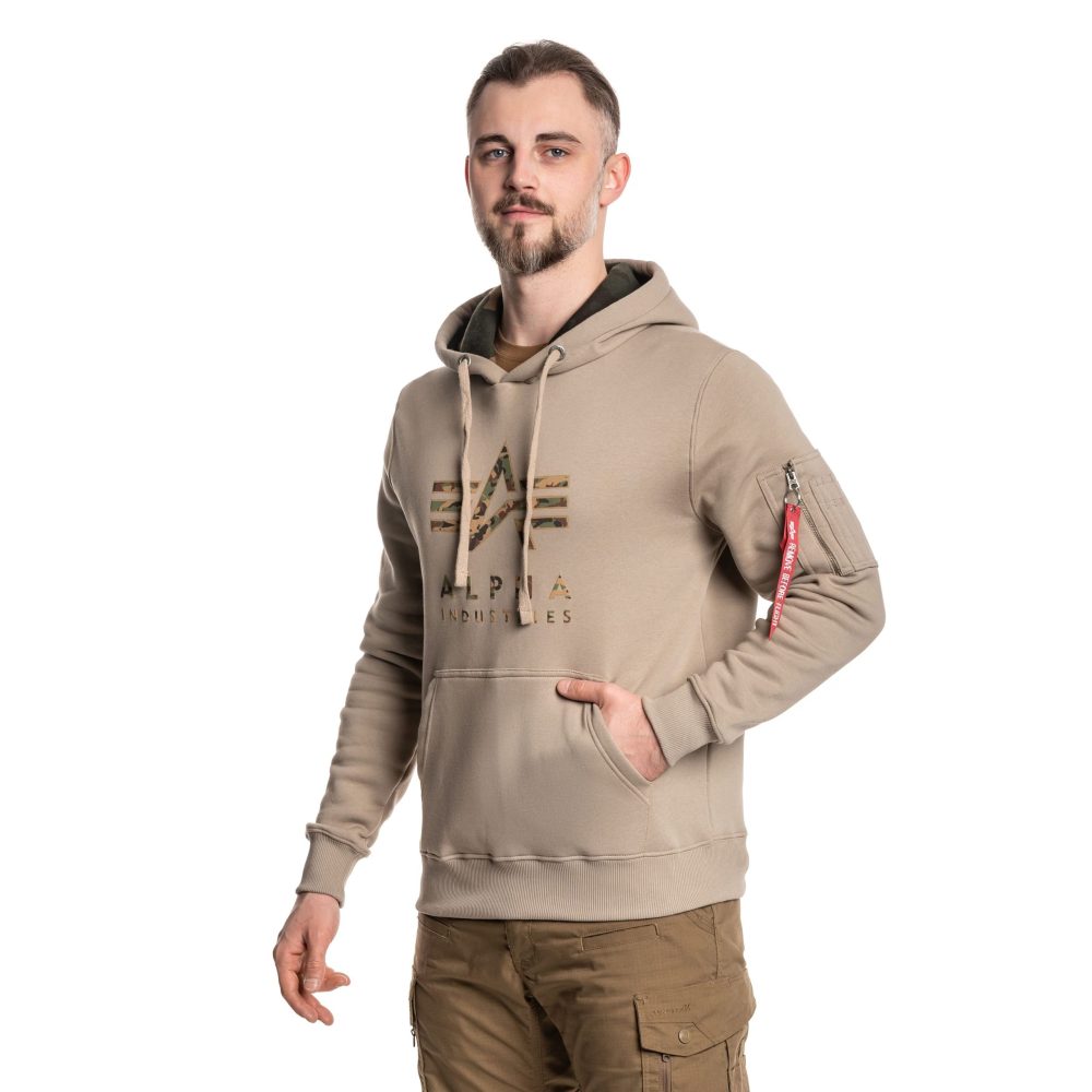 Φούτερ Alpha Industries Camo TPU Hoody Sweatshirt - Vintage Sand - Image 4