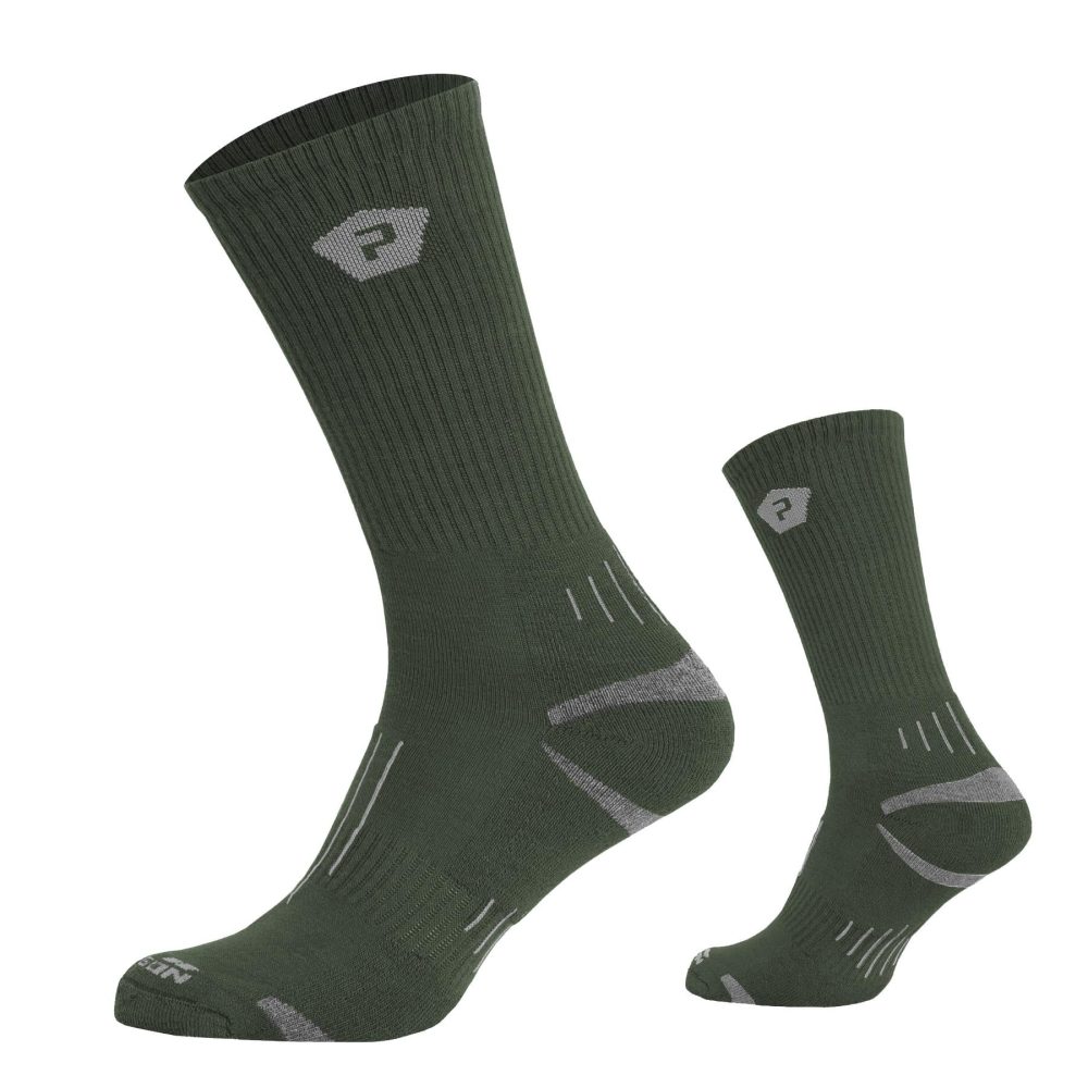 Κάλτσες Pentagon | Iris Coolmax Mid Socks - Olive Green