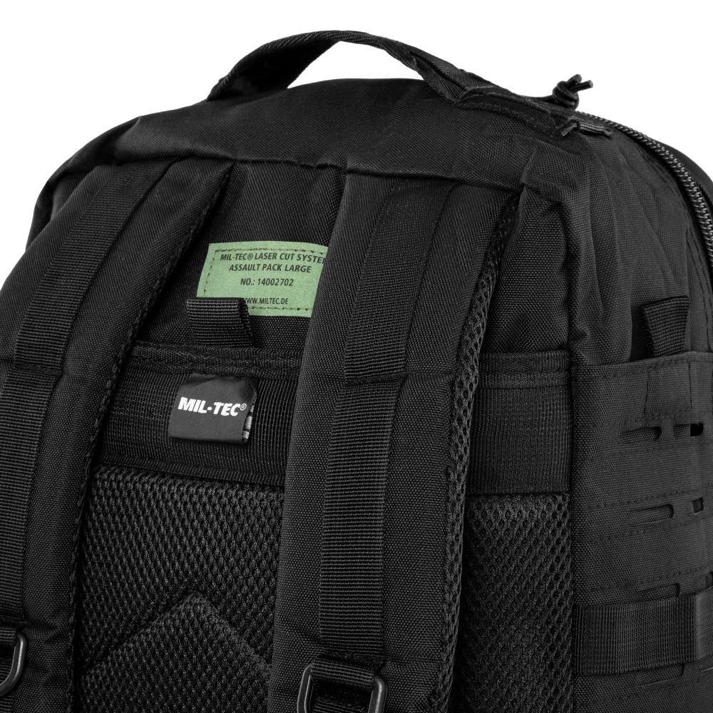 Σακίδιο Πλάτης Mil-Tec | Lasercut Large Assault Backpack 36lt - Black - Image 9