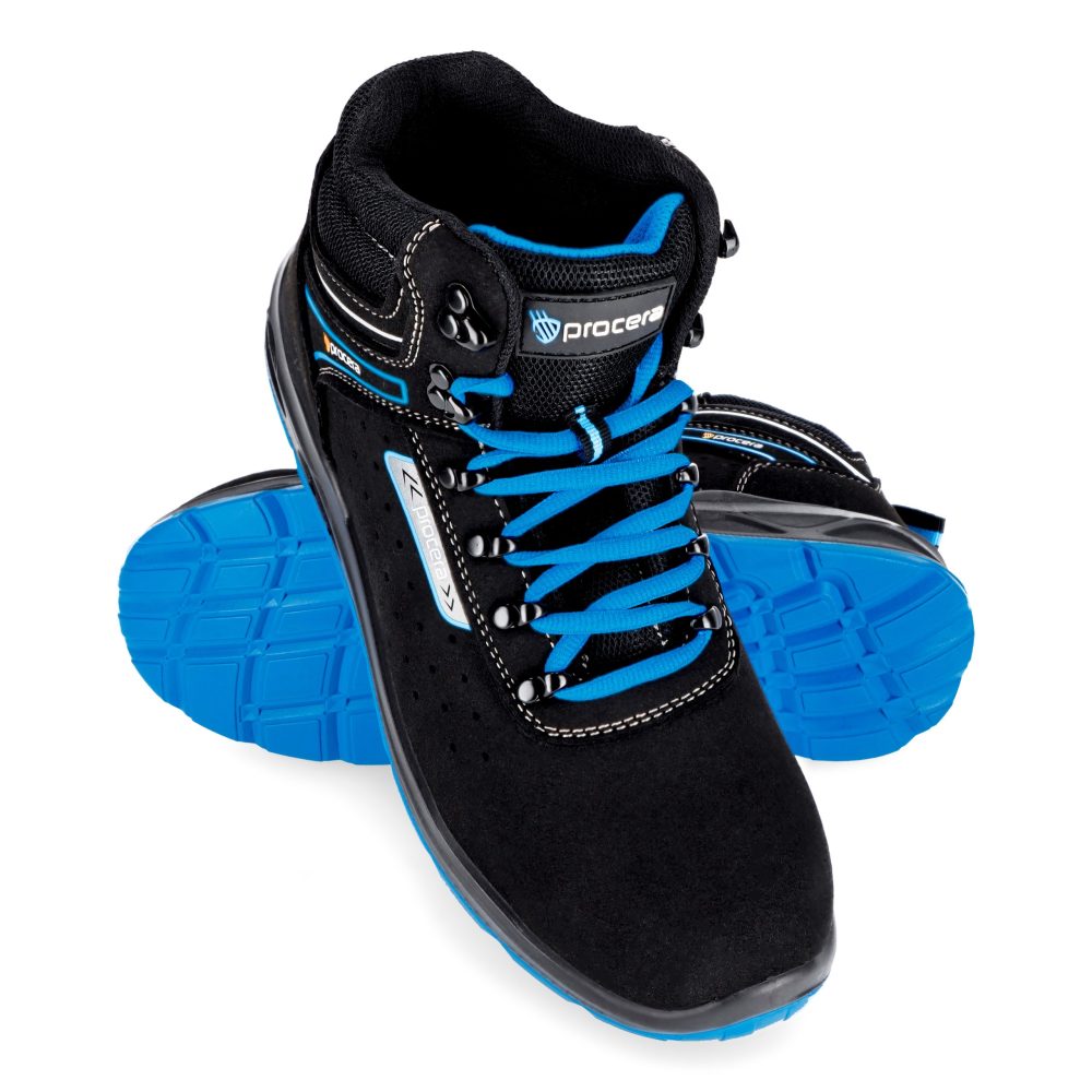 Μποτάκια Ασφαλείας/Εργασίας Procera | Festo S1P SR - Black/Blue - Image 2
