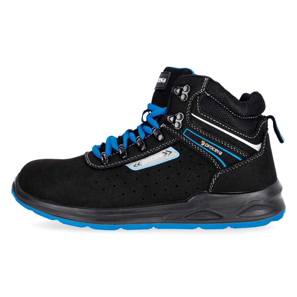 Μποτάκια Ασφαλείας/Εργασίας Procera | Festo S1P SR - Black/Blue - Image 4