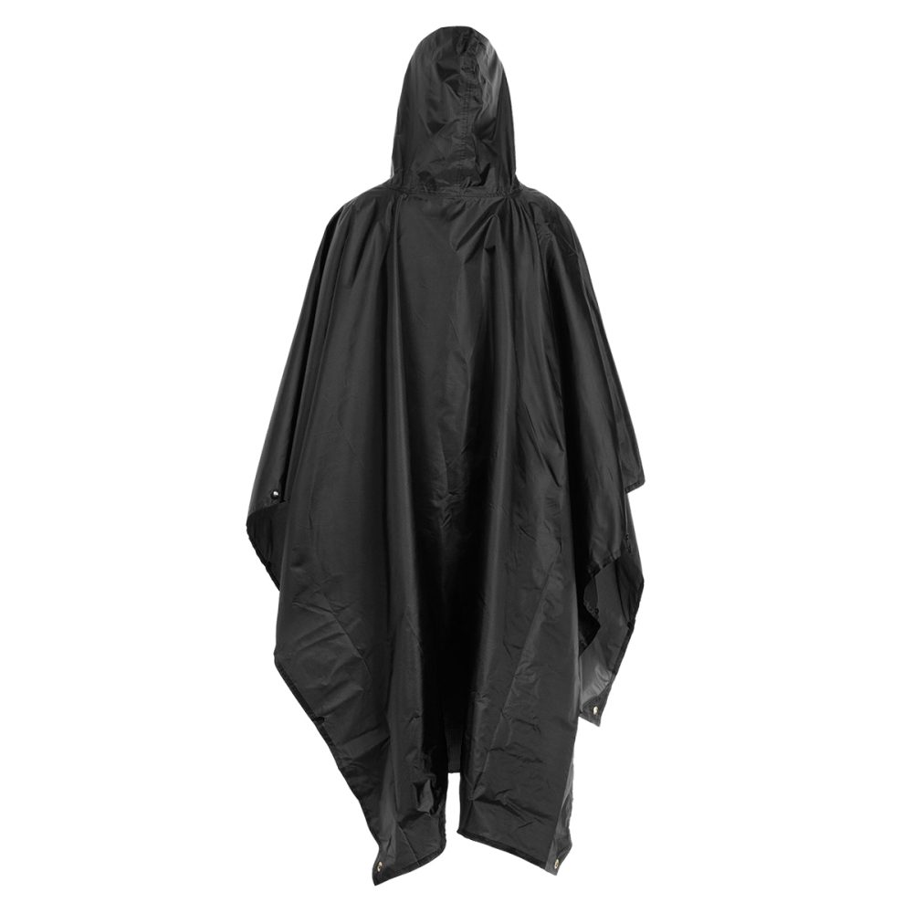 Badger Outdoor | Rain Poncho Ripstop – Black - Image 3