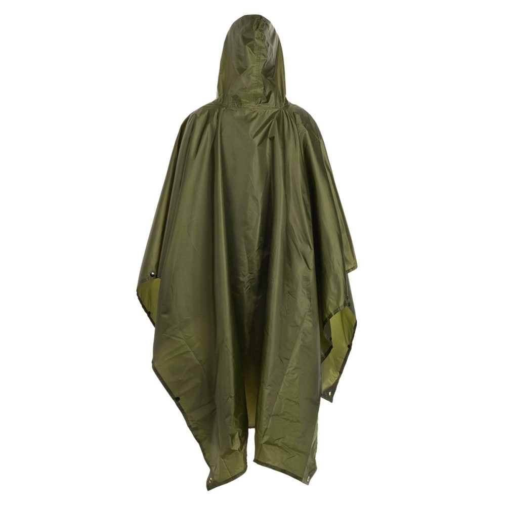 Badger Outdoor | Rain Poncho Ripstop - Olive - Image 2