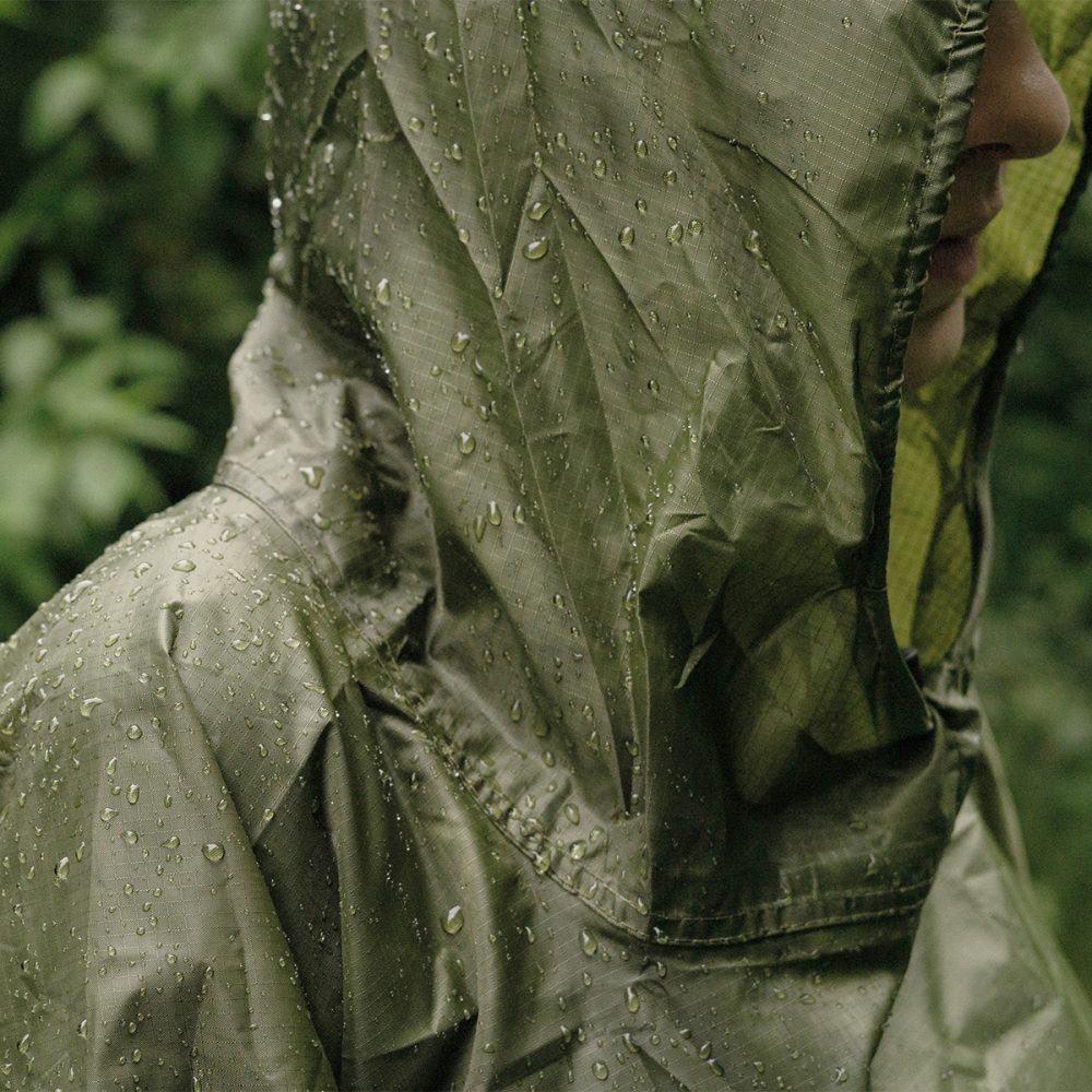 Badger Outdoor | Rain Poncho Ripstop - Olive - Image 5