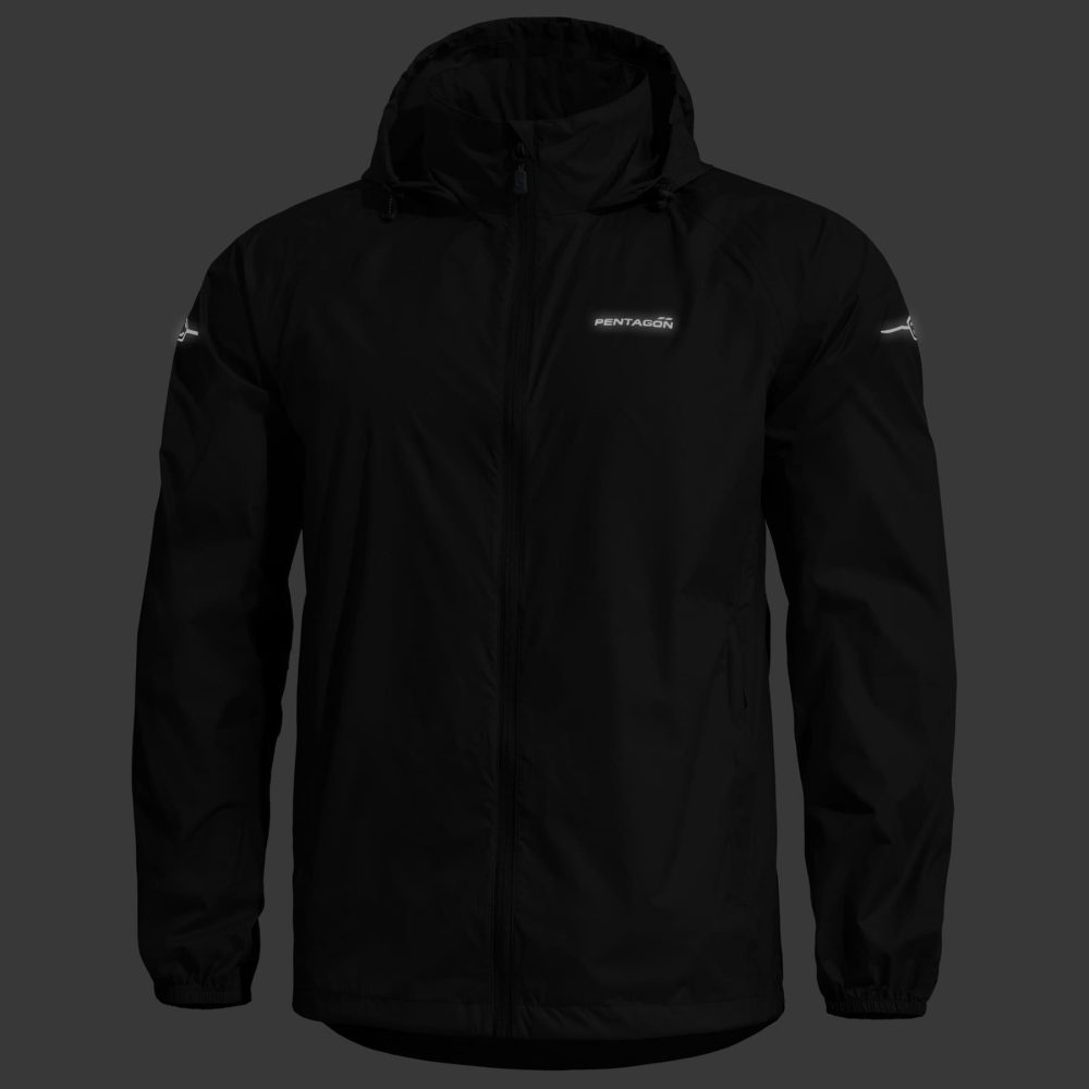 Αδιάβροχο Μπουφάν Pentagon | Cloudburst Packable Rain Jacket - Black - Image 3