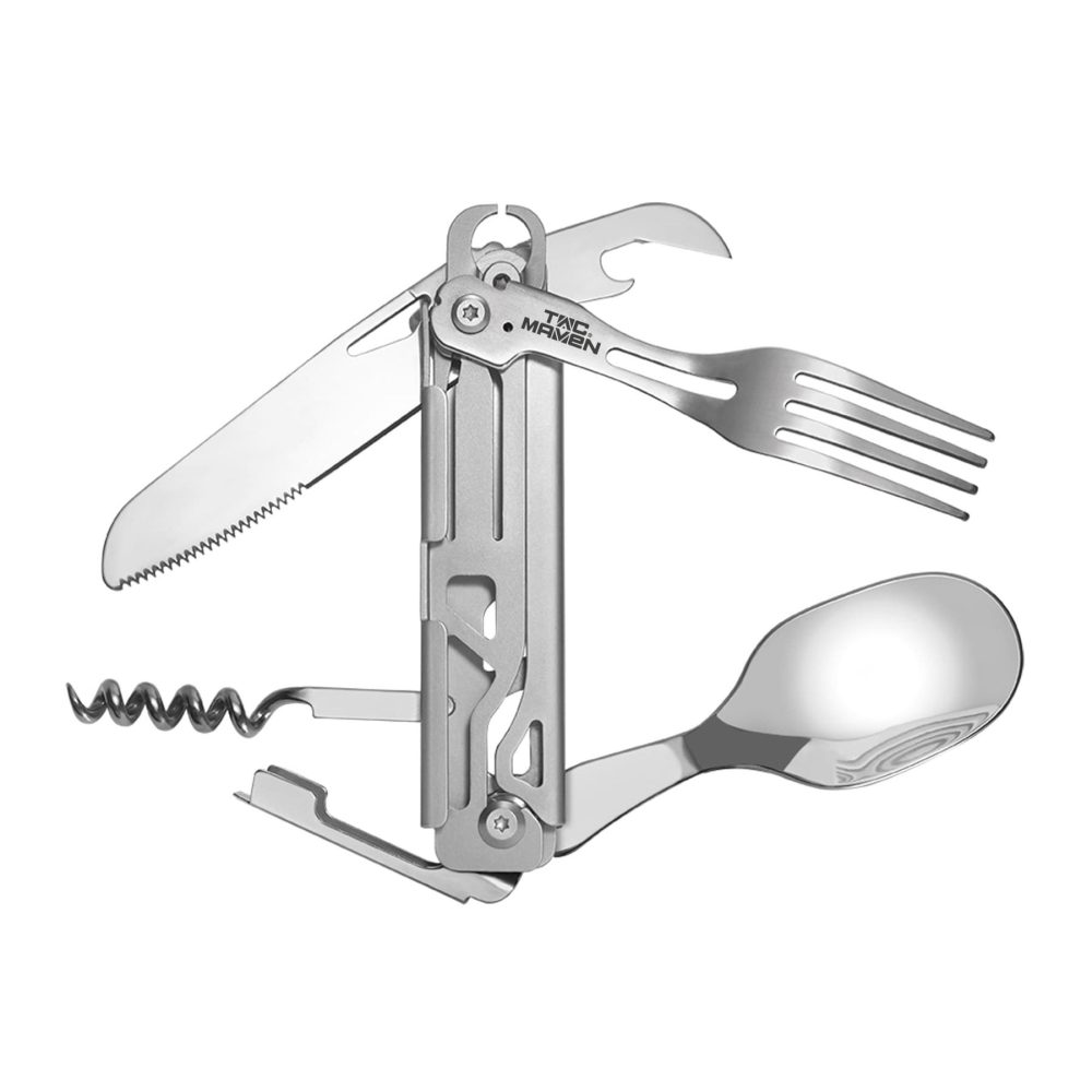 Tac Maven | Thor Camping Utensils - Silver