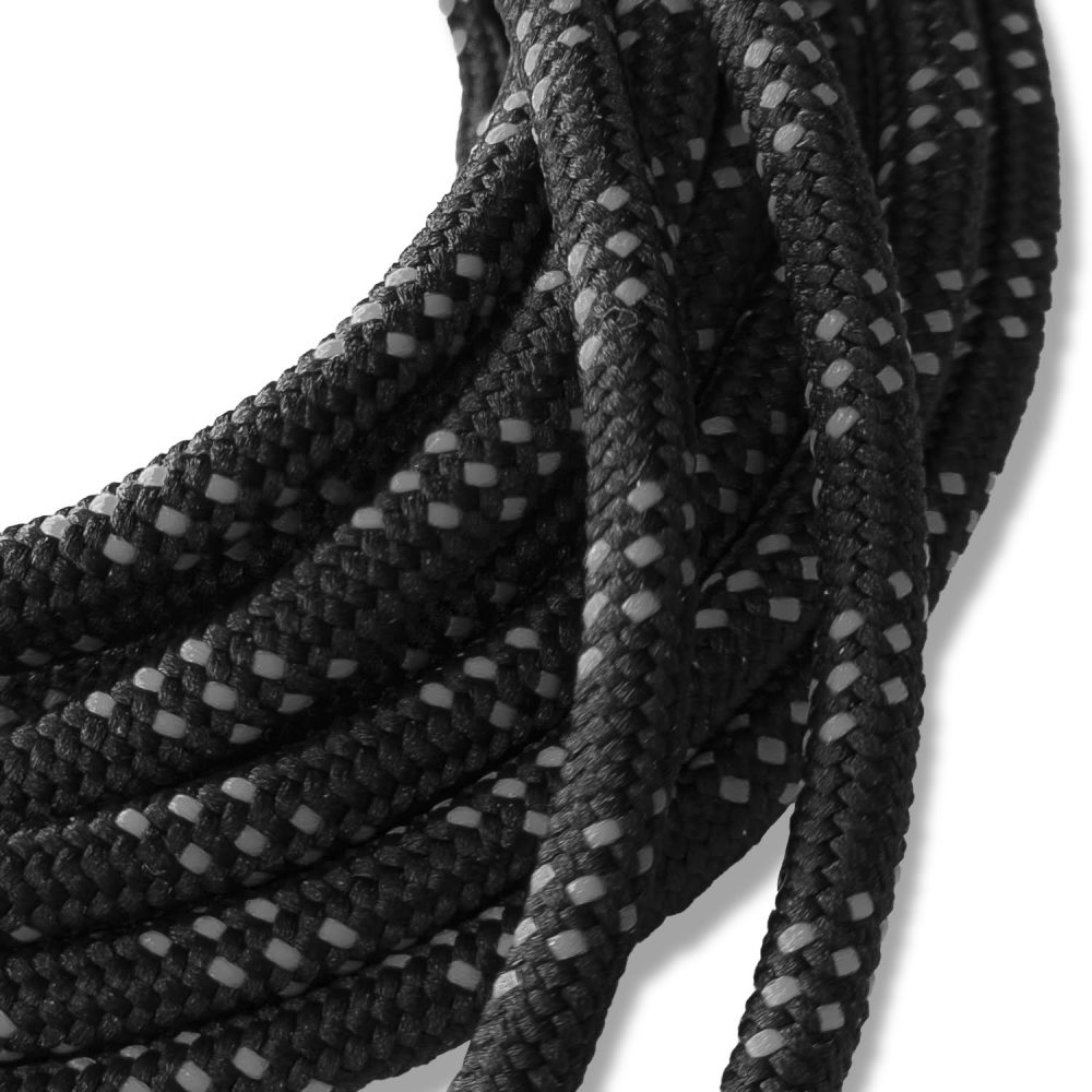 Κορδόνια Kostyle | Trekking laces 180 cm - Black/Grey - Image 2