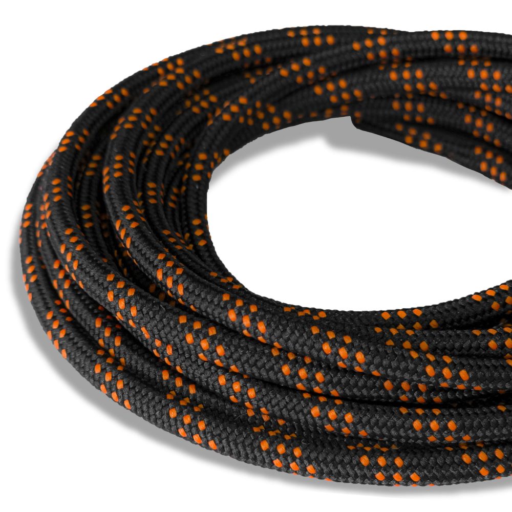 Κορδόνια Kostyle | Trekking laces 180 cm - black/orange - Image 5