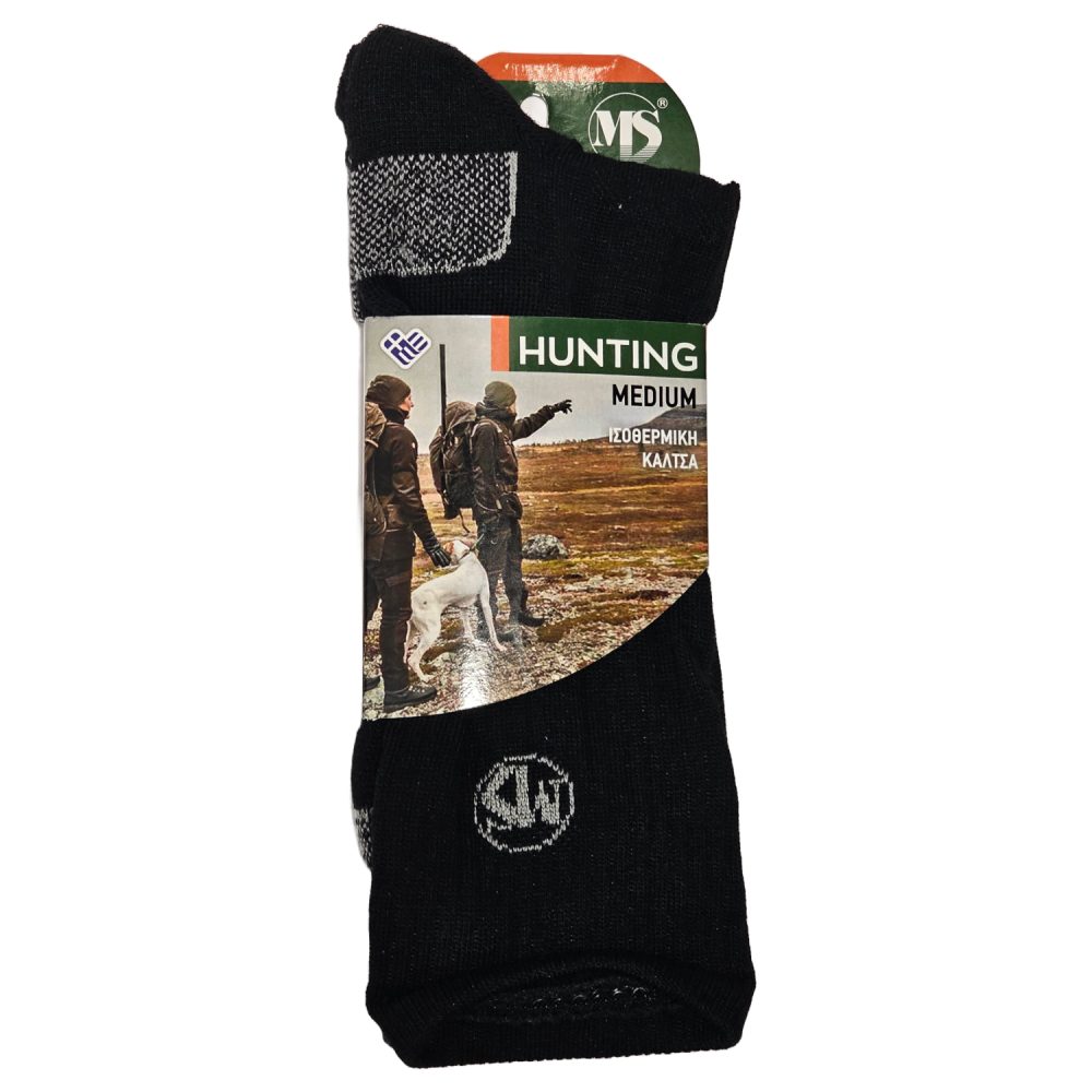 Κάλτσες MS Hunting Medium One Size - Black