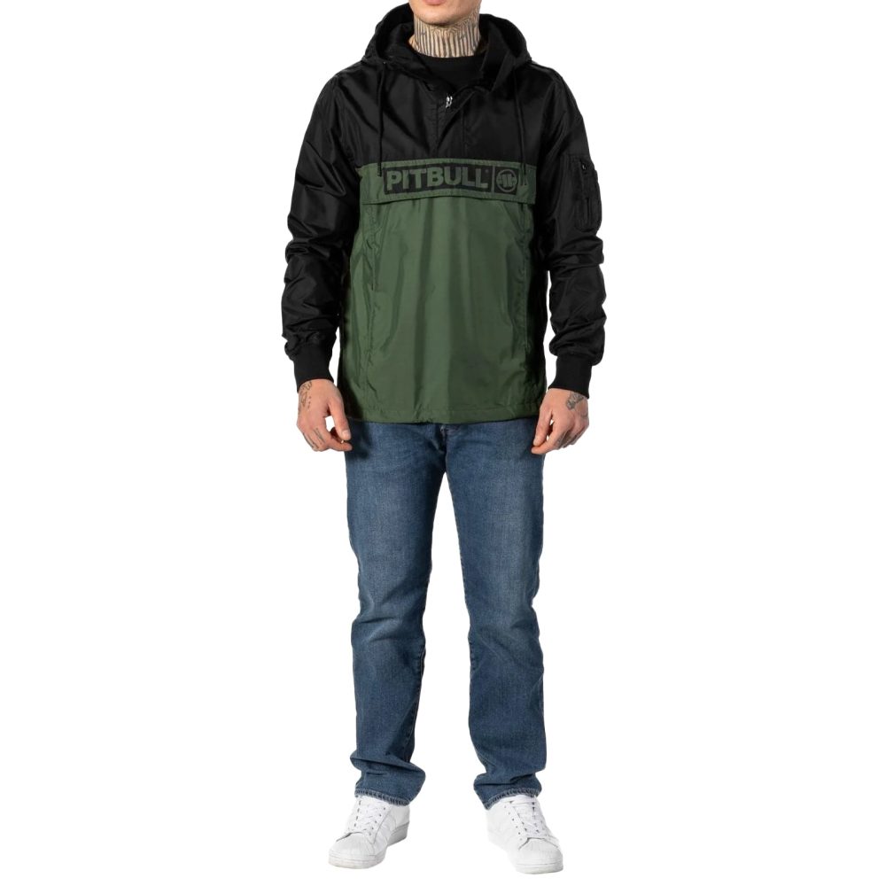 Μπουφάν Pitbull West Coast Kangaroo Jacket - Black/Olive - Image 12