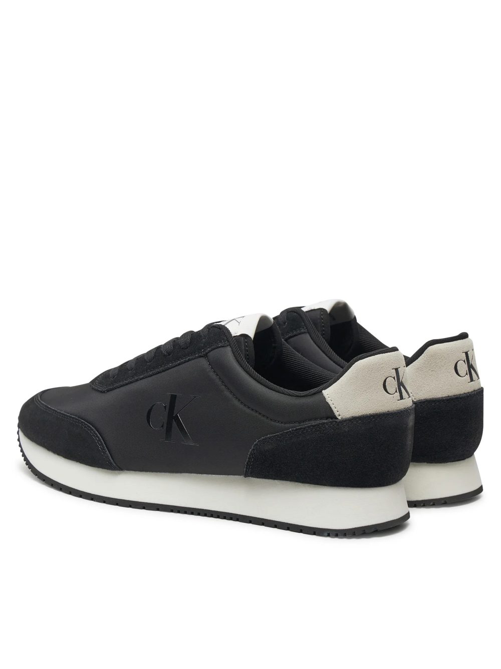 Παπούτσια Ανδρικά Calvin Klein Jeans Retro Runner - 0GM Black/Bright White - Image 2