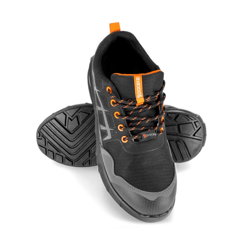 Παπούτσια Ασφαλείας/Εργασίας Procera | Texo-Air Edge SB SR FO - Black/Orange - Image 2