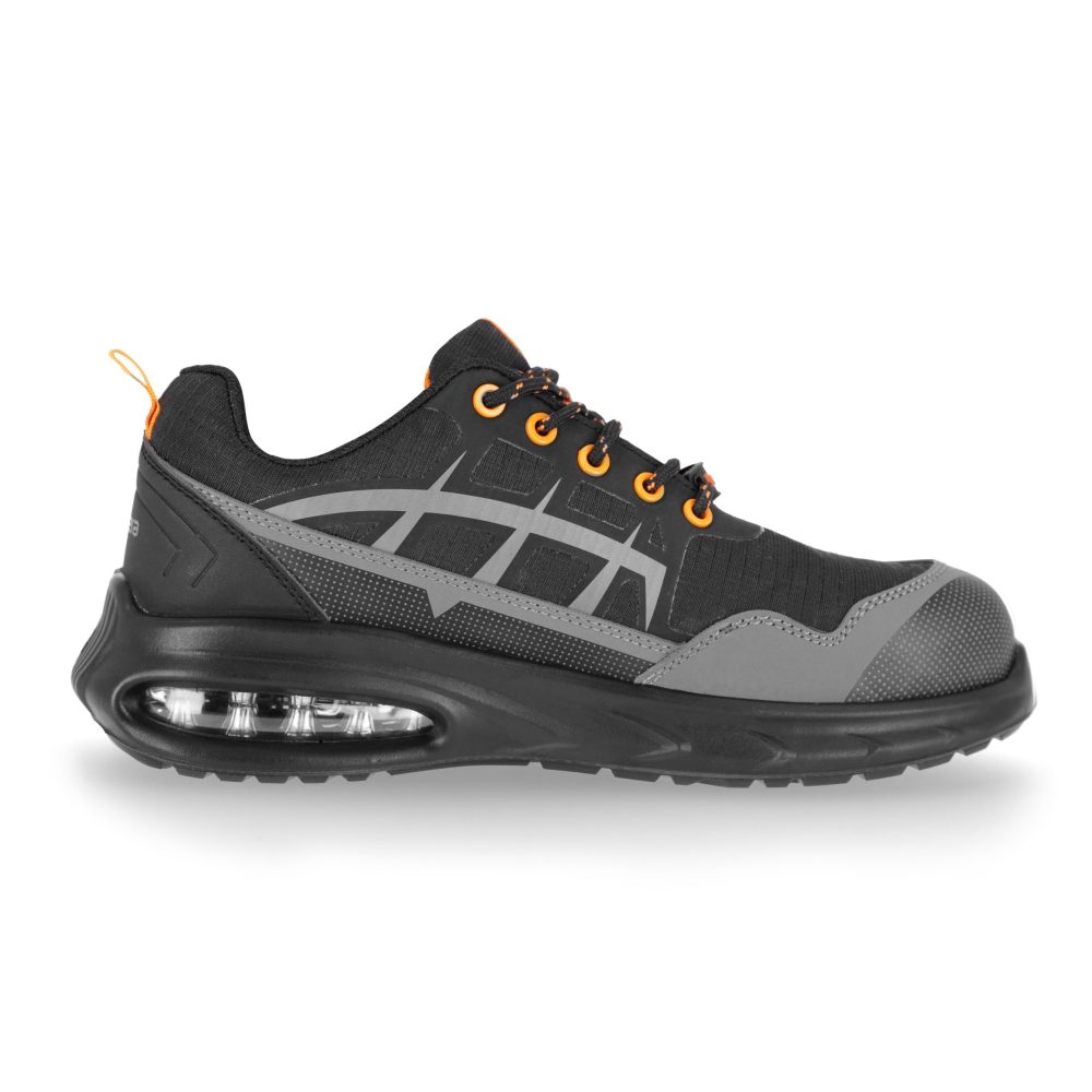 Παπούτσια Ασφαλείας/Εργασίας Procera | Texo-Air Edge SB SR FO - Black/Orange - Image 4